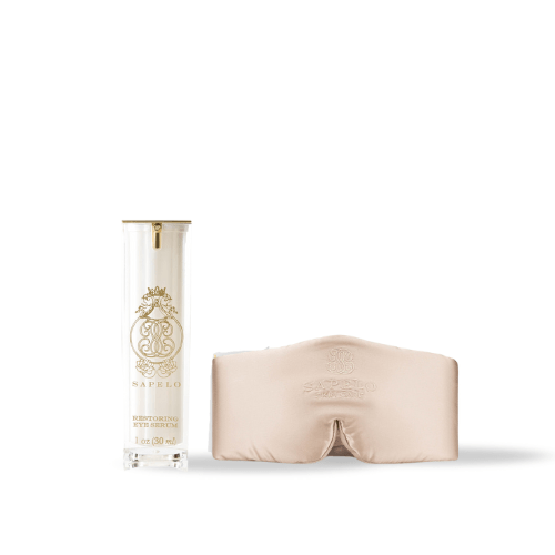 Sapelo Skin Care Restoring Eye Cream + Silk Sleep Mask
