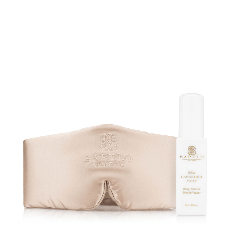 Sapelo Skin Care Silk Sleep Mask and Lavender Sea Mist