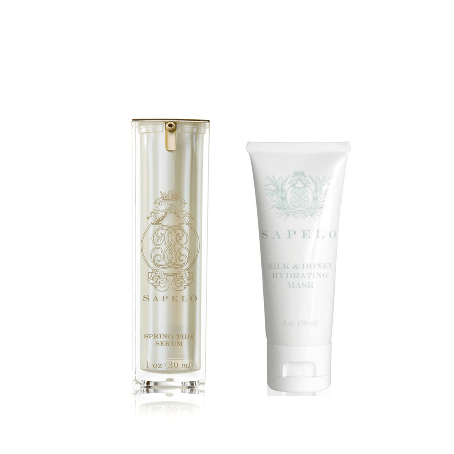 Sapelo Skin Care Spring Tide Serum + Milk and Honey Mask