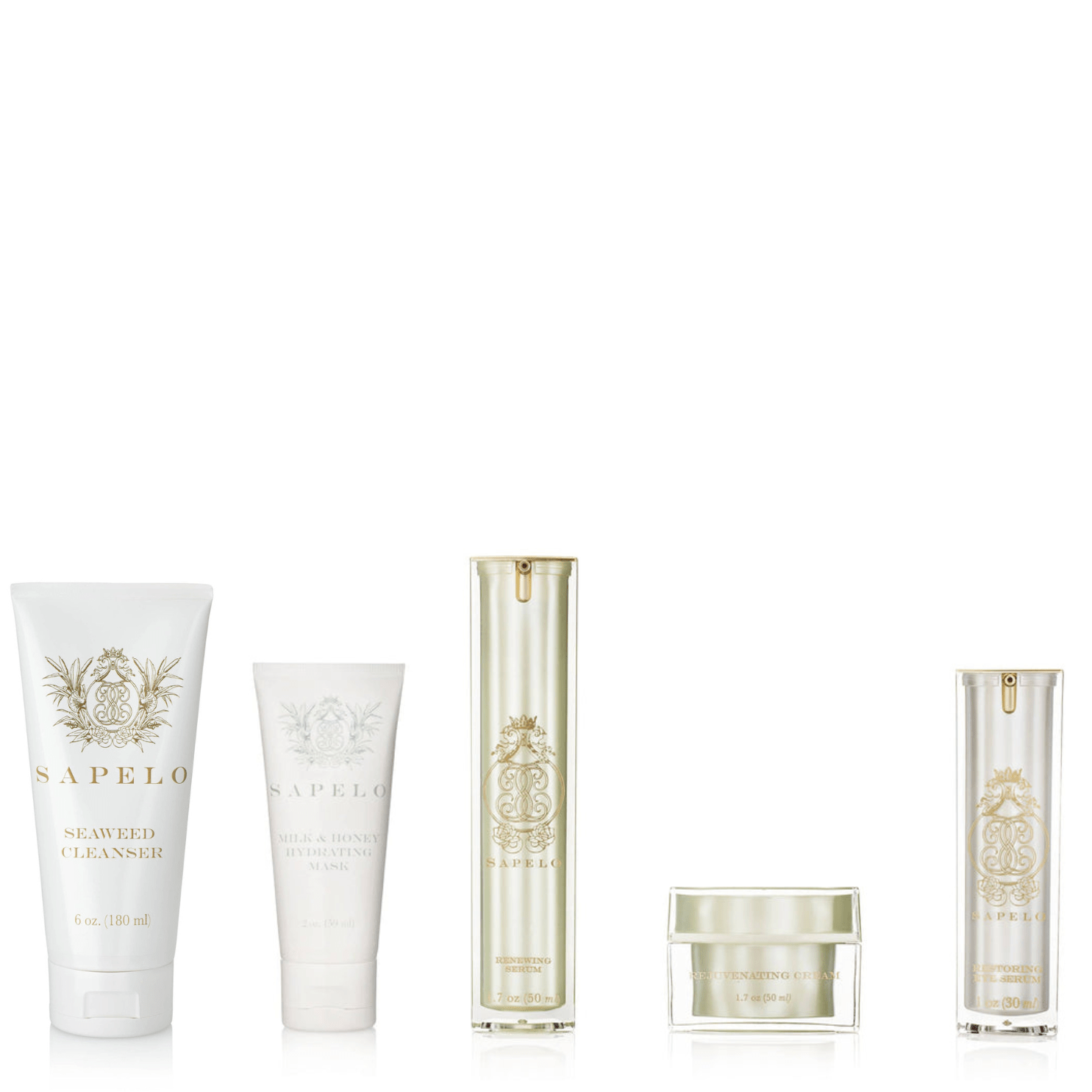 Sapelo Skin Care Sun Damaged Skin Repair System with antioxidants and peptides for restoring and protecting sun-exposed skin