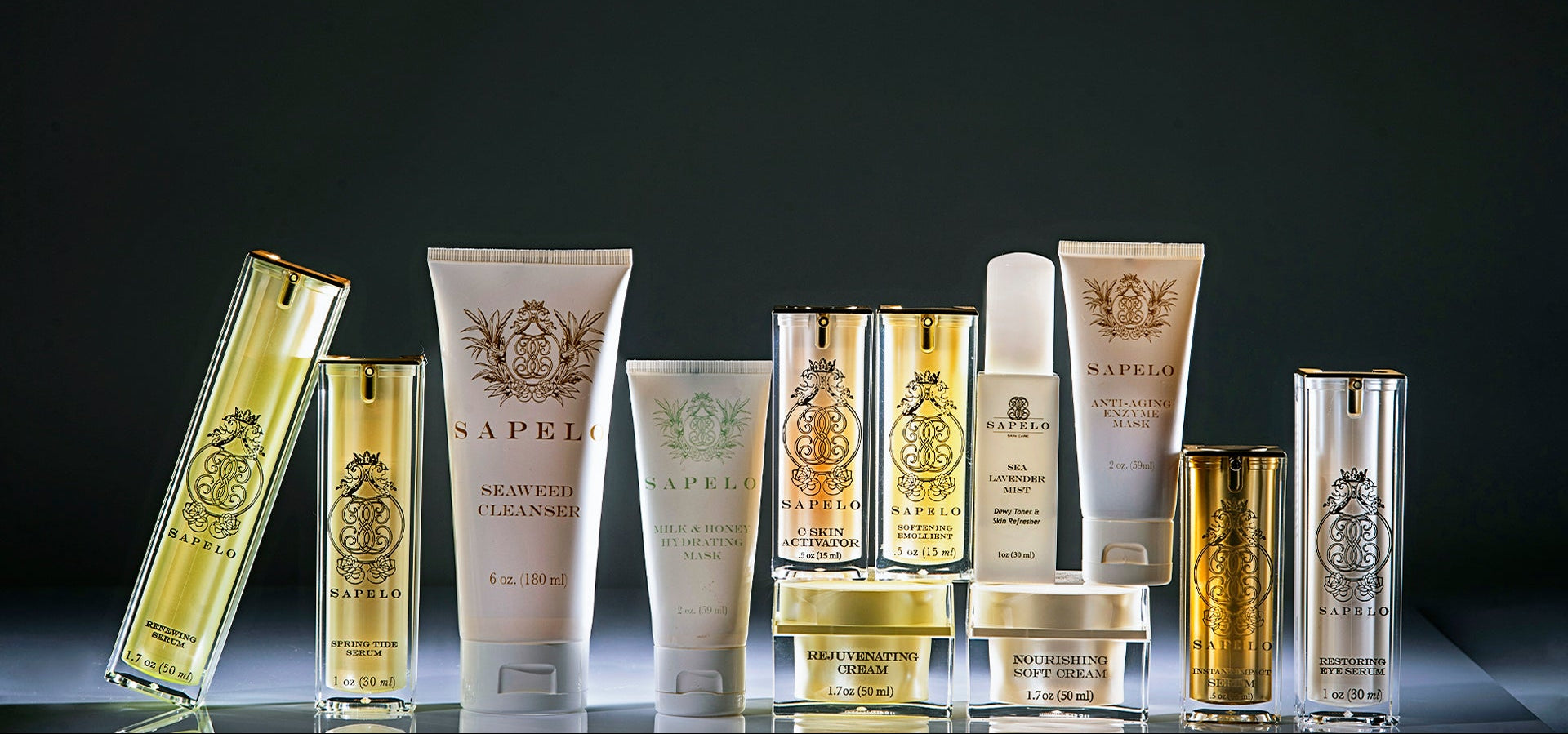sapelo skin care collection - longevity 