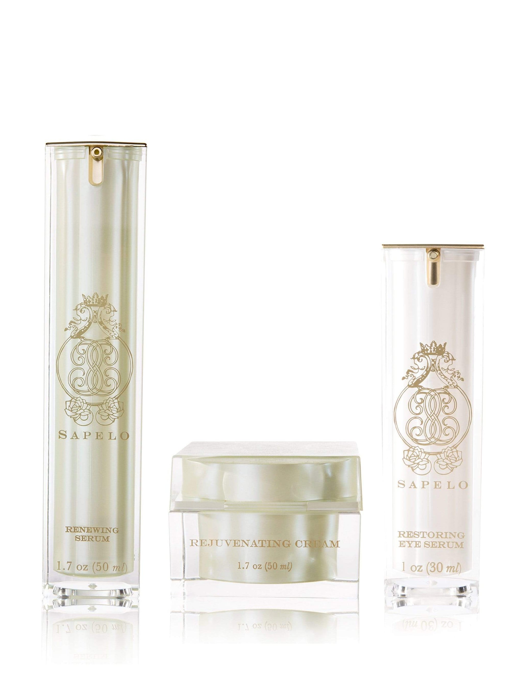 Sapelo Eye Serum with 2 step system – lightweight, fragrance-free formula with peptides and botanicals to reduce puffiness, smooth fine lines, and brighten the eye area