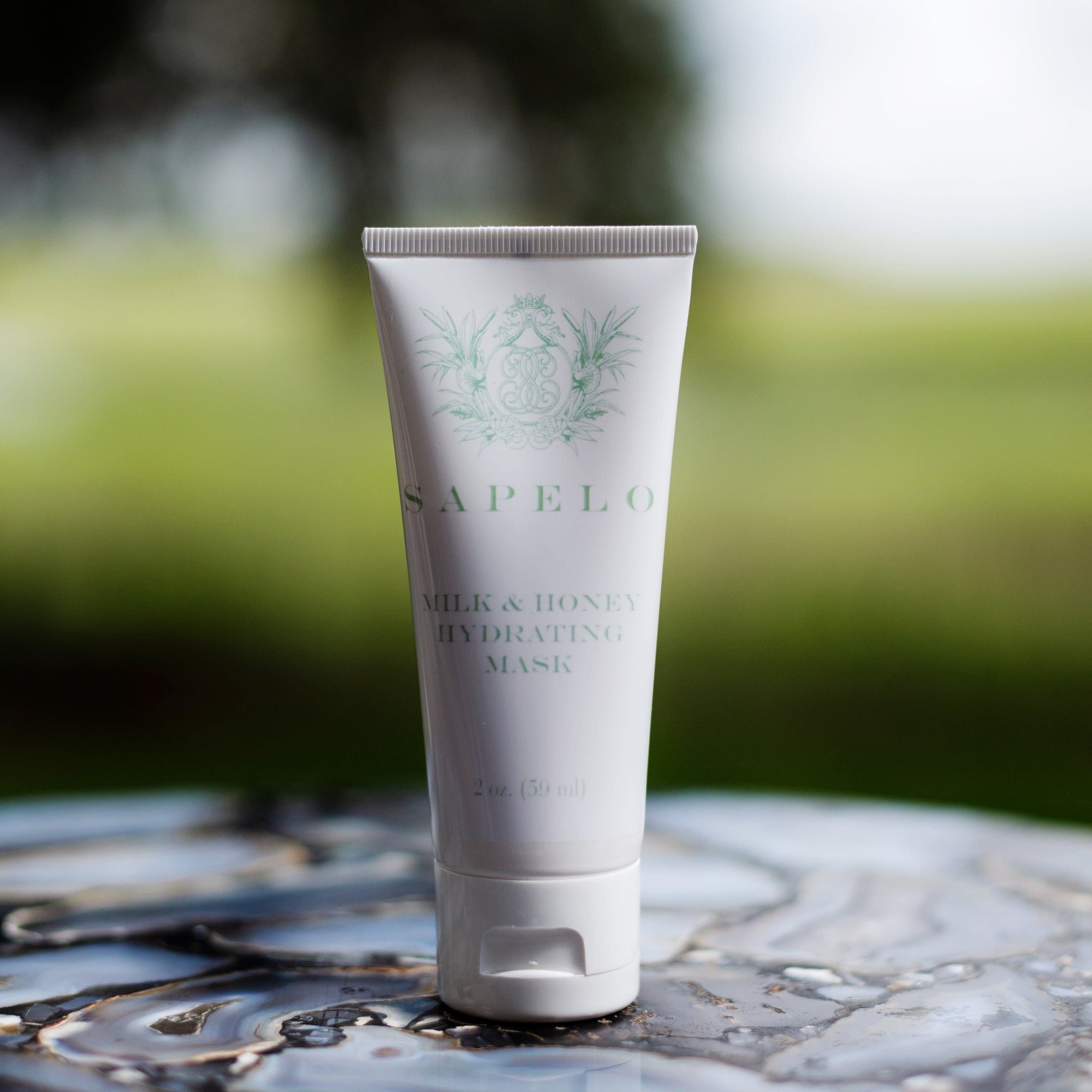 Sapelo Milk and Honey Hydrating Mask – deep hydration with milk peptides and honey enzymes for skin barrier support