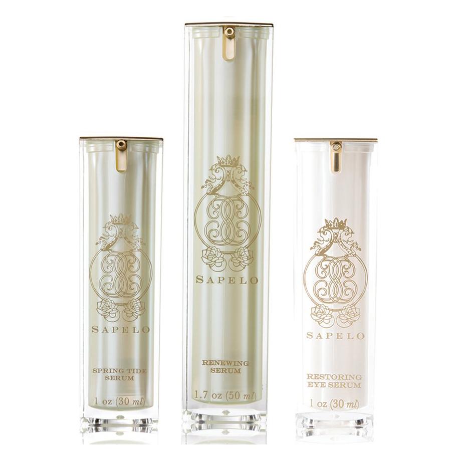 Sapelo Skin Care Hydrating Serum Trio for Thirsty Complexions
