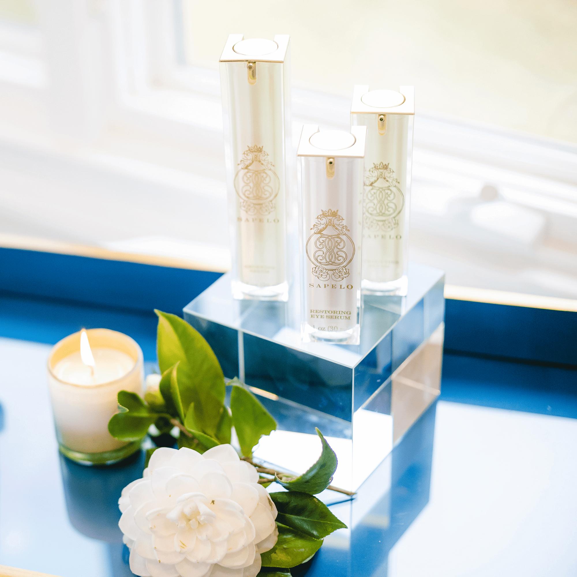 Sapelo Skin Care Serum Collection – targeted serums formulated with peptides, hyaluronic acid, and antioxidants for hydration, repair, and radiance